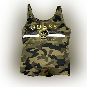XL Guess Camo tank top women